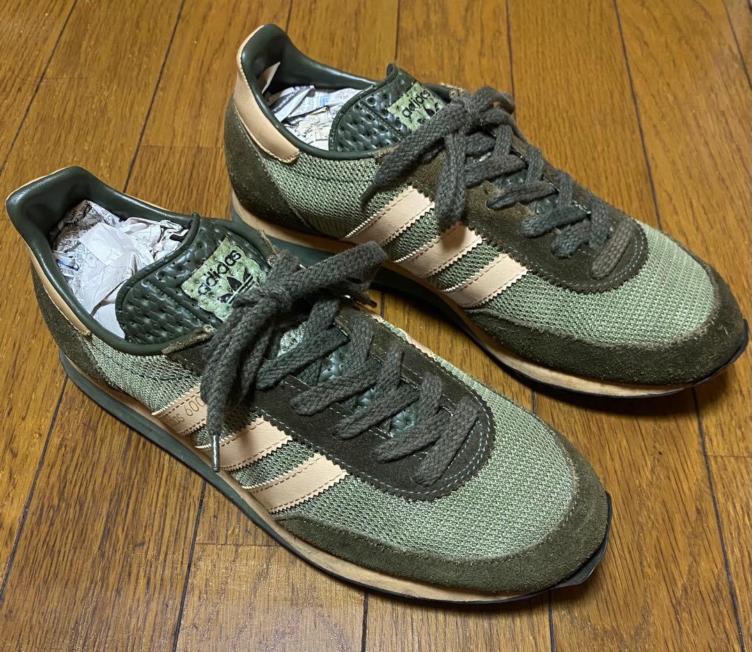 80s adidas 600 カーキ 25スニーカー AS600 ヴィンテージ