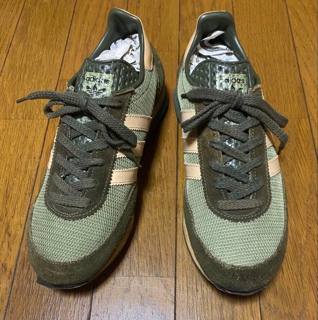 80s adidas 600 カーキ 25スニーカー AS600 ヴィンテージ