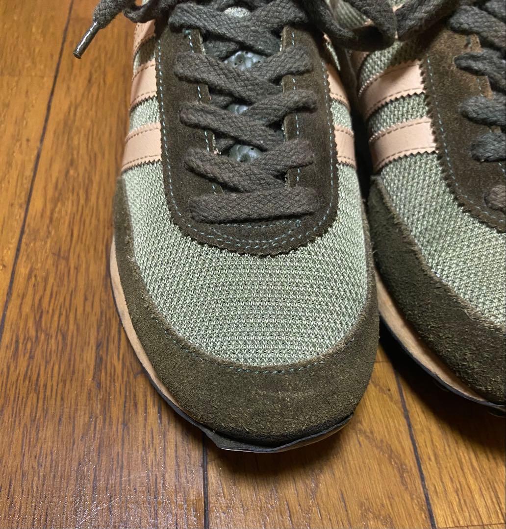 80s adidas 600 カーキ 25スニーカー AS600 ヴィンテージ