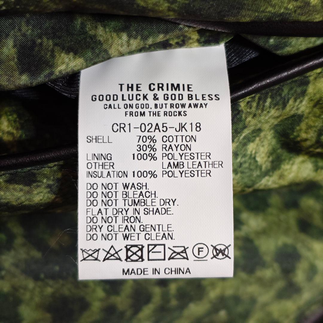 CRIMIE REVERSIBLE JACKET MA-1 フライト ジャケット