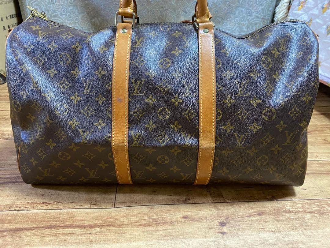 Louis Vuitton モノグラムボストンバッグ ブラウン