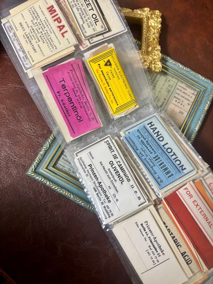 セ*コ様 ファーマシー300枚＆薬袋set ビンテージ紙モノ 蚤の市 ジャンクジ