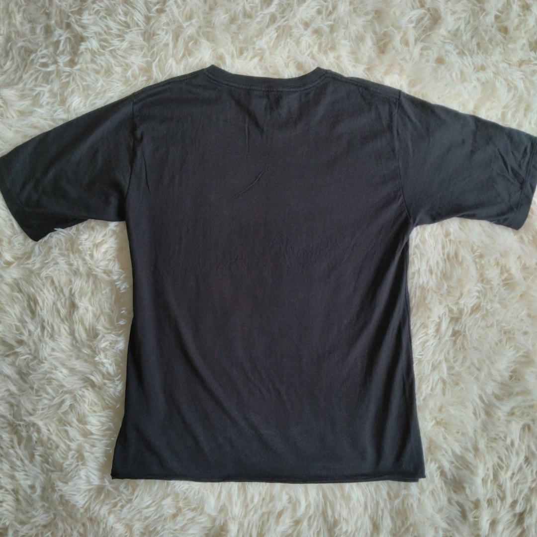 美品✨サンローラン　パリ　Tシャツ　ブラック　黒　ロゴ　クルーネック　メンズ