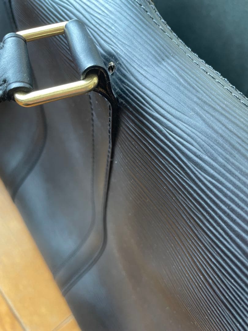 Louis Vuitton エピ キーポル50 ボストンバッグ ブラック 黒