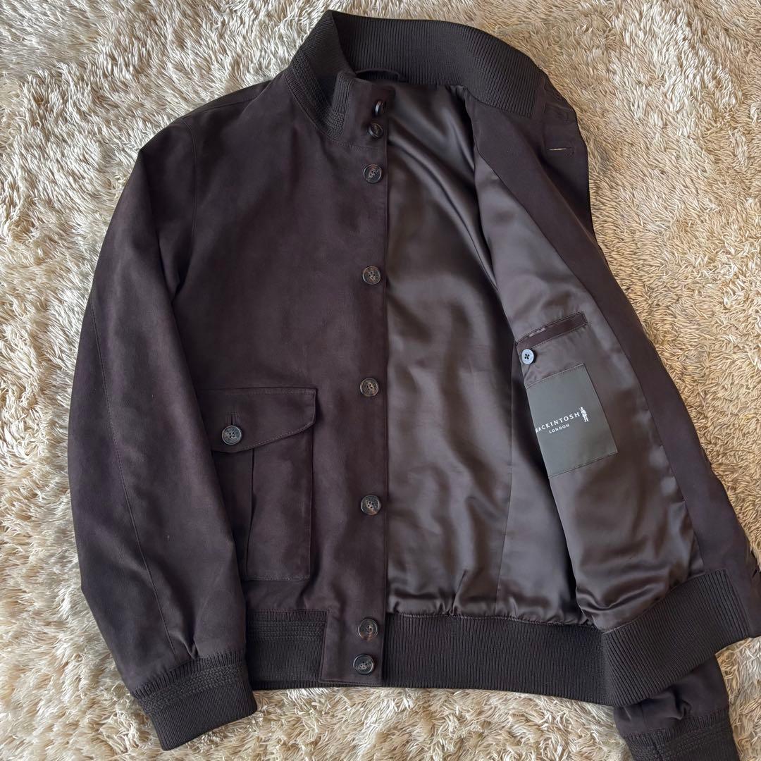 【美品】MACKINTOSH LONDON ウルトラスエードブルゾン 38