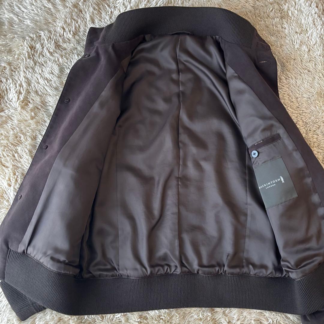 【美品】MACKINTOSH LONDON ウルトラスエードブルゾン 38