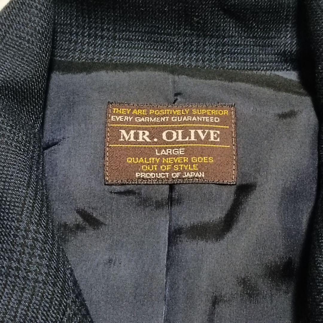 MR.OLIVE ミスターオリーブ ジップジャケット ネイビー メンズ ブルゾン