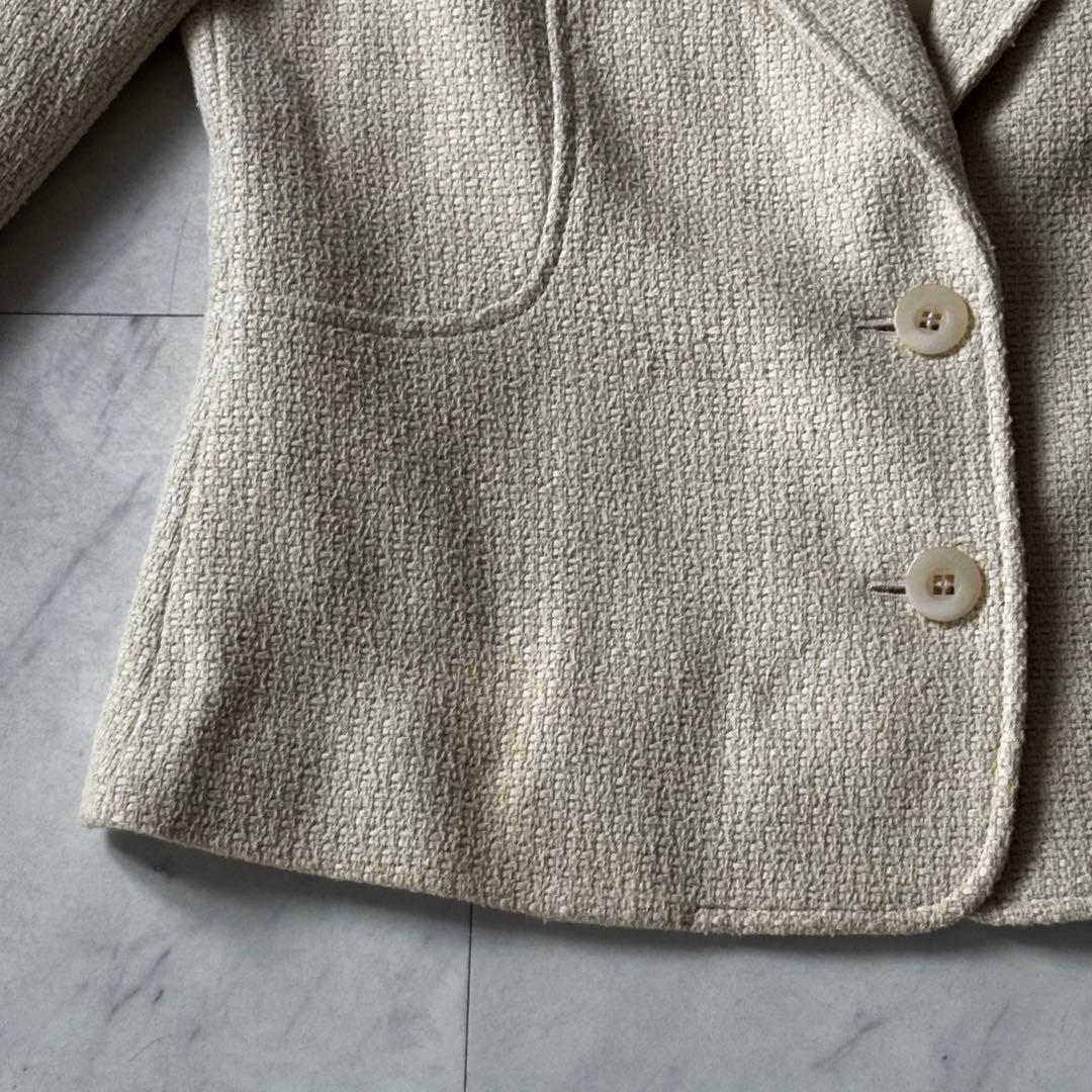 ＊タグ付き新品＊レオナール ジャケット 11号 花柄裏地 テーラード