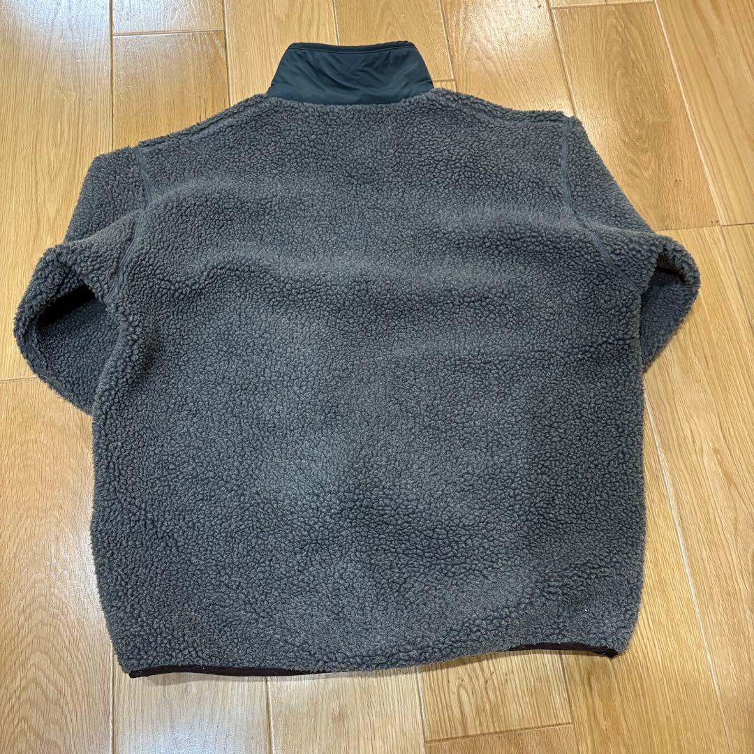 90s美品North Face ノースフェイス　ボアジャケット　グレー　古着