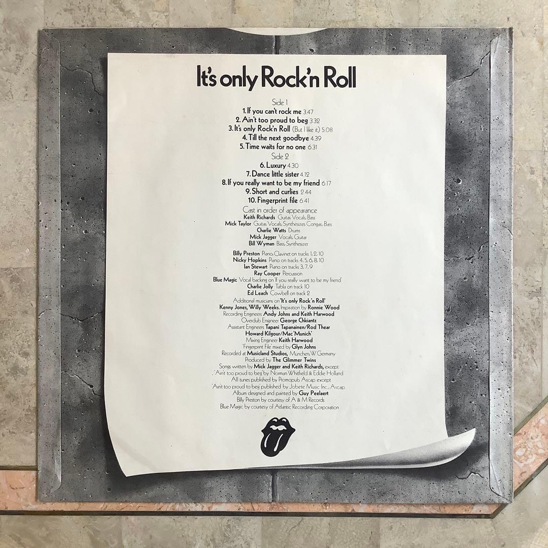レコード極美! ローリングストーンズ 1975年発売 帯付 補充票付