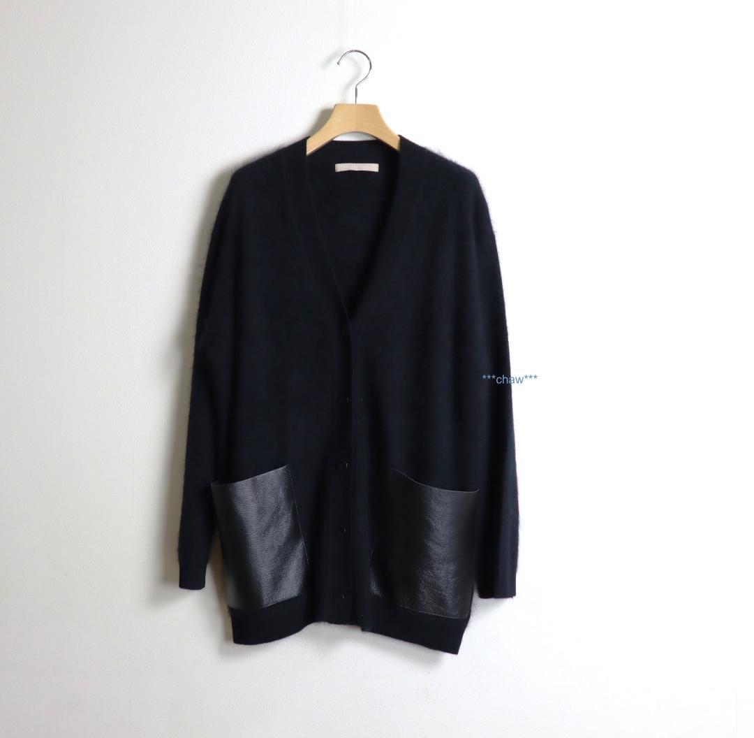 theory luxe 25AW 雑誌掲載 カシミヤ100％ カーディガン 黒