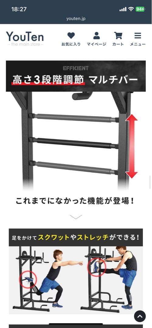 埼玉！引取限定！ BARWING ぶら下がり健康器 懸垂 チンニング