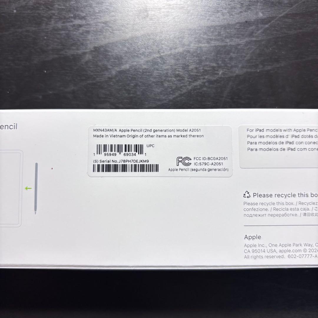 Apple Pencil (第2世代) 純正