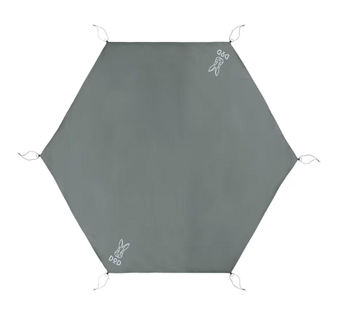 美品❕DOD ONE POLE (M) テント&別売専用グランドシートセット
