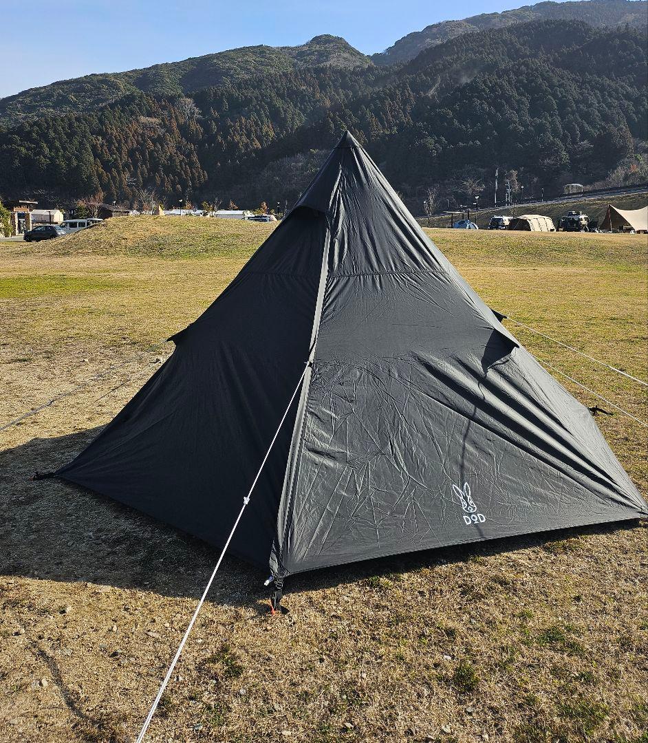 美品❕DOD ONE POLE (M) テント&別売専用グランドシートセット