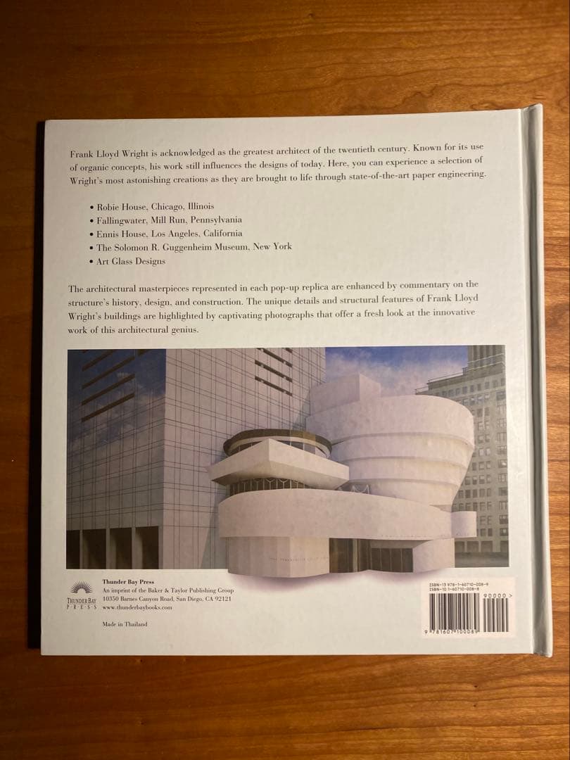 希少　FRANK LLOYD WRIGHT IN POP-UP