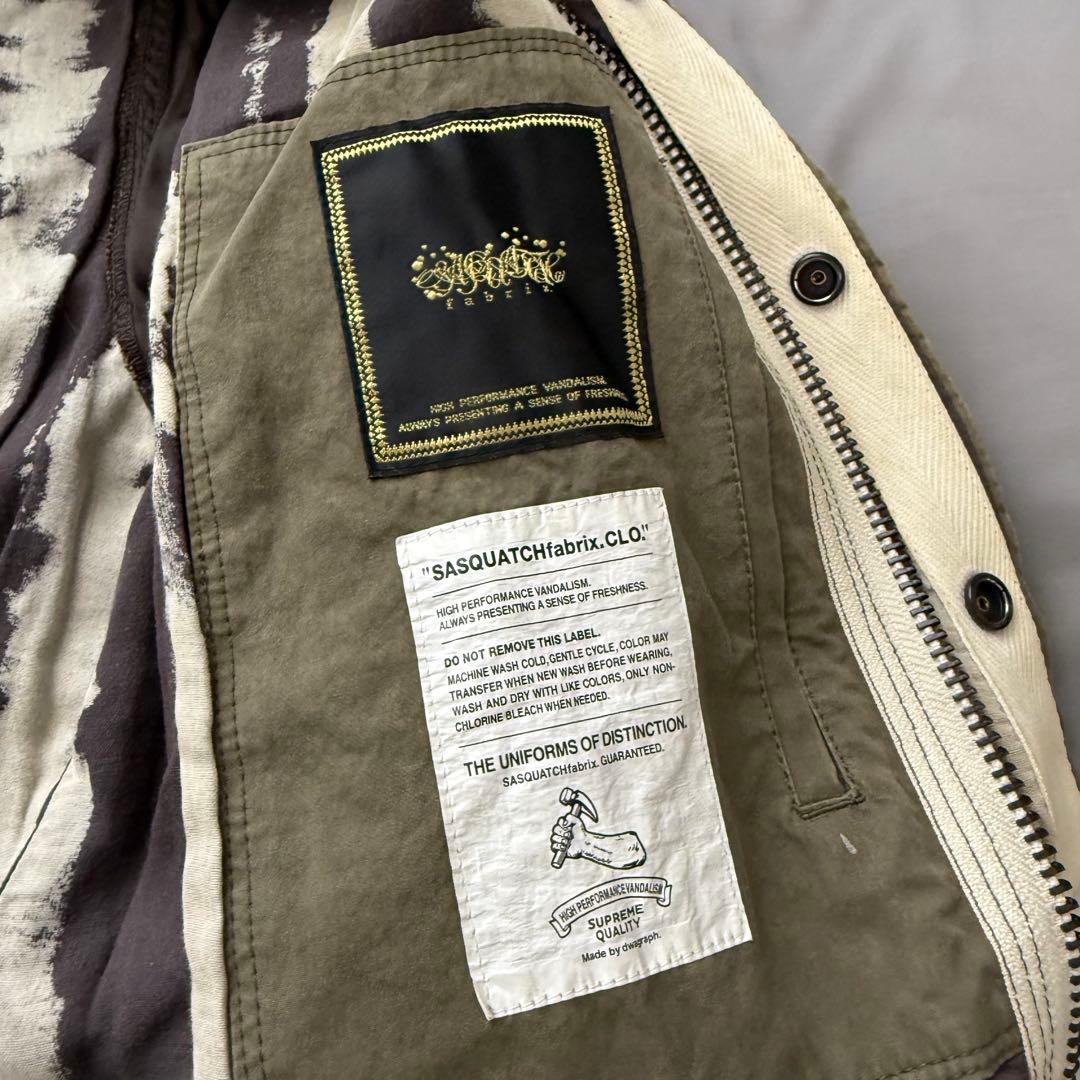 【希少・名作】 SASQUATCHfabrix. モッズコート タヌキ毛