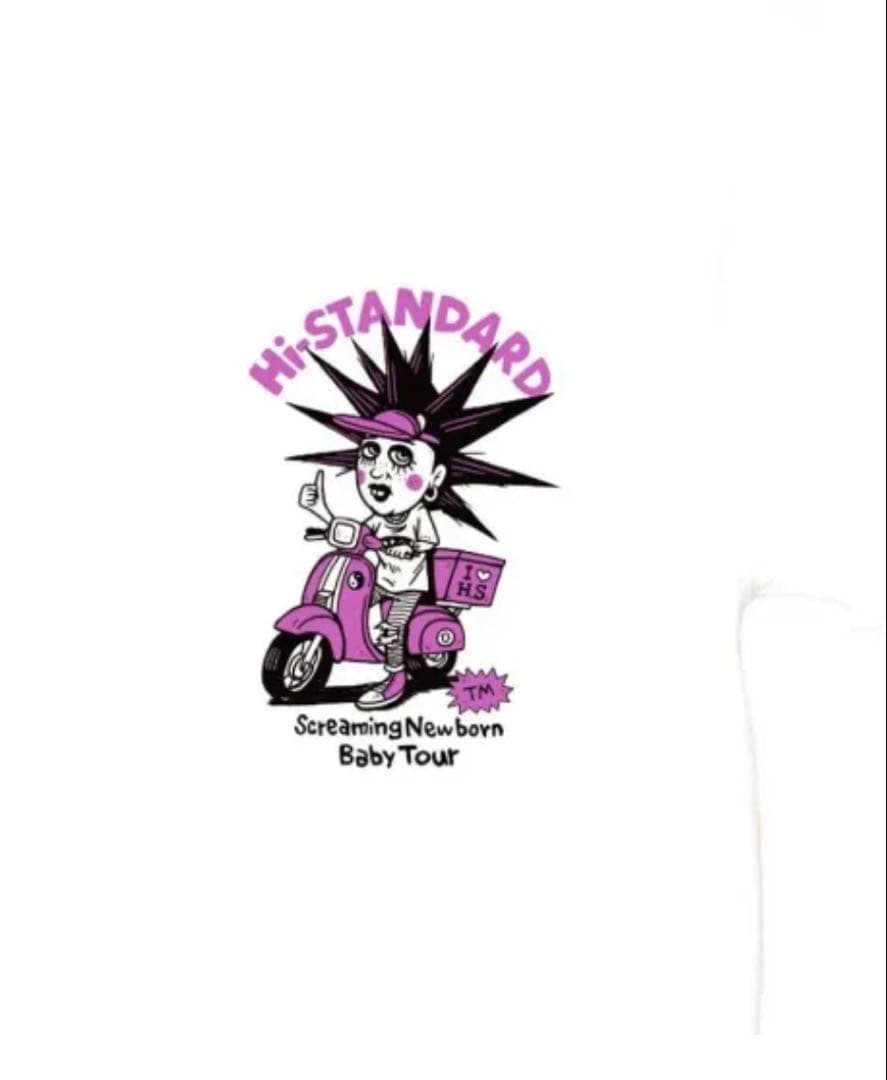 ミュージシャン Hi-STANDARD SNB TM Paint T-shirt
