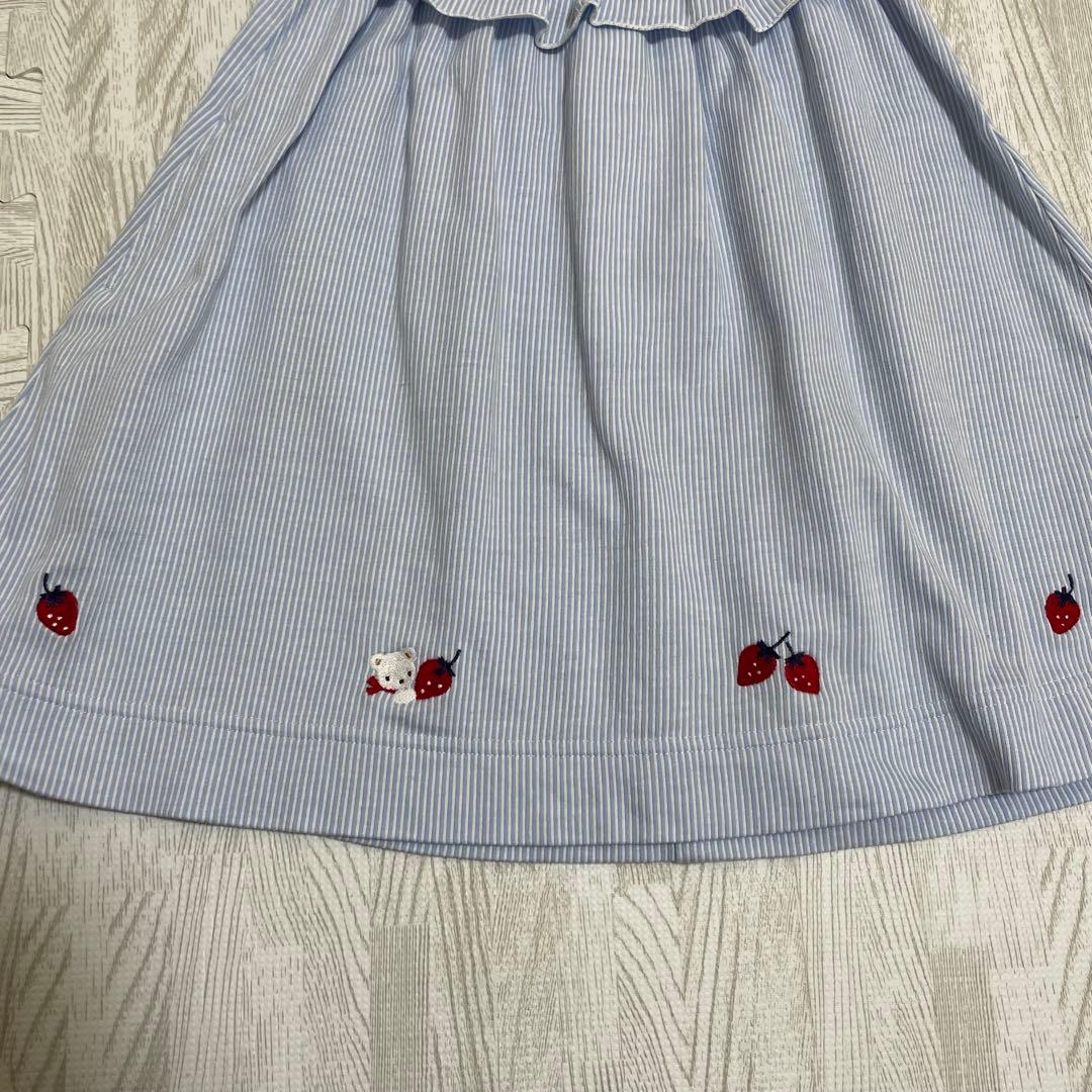 ファミリア　ワンピース　ノースリーブ　90