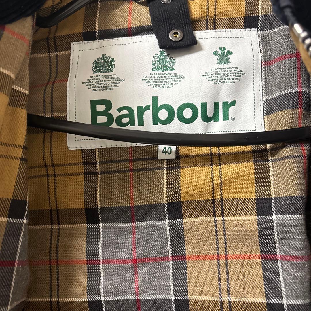 Barbour ビデイルSL ネイビー　オイルドジャケット　サイズ　40