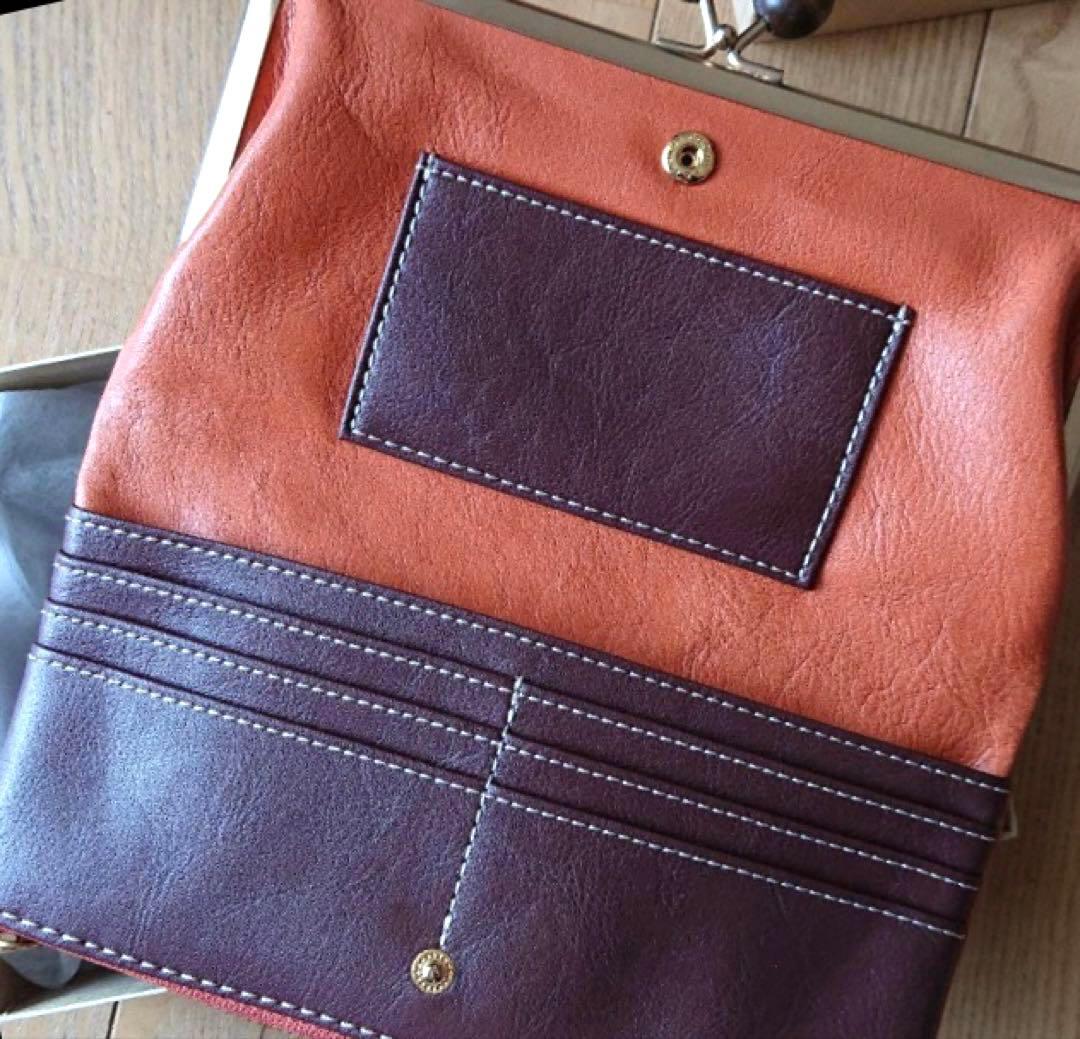 未使用　zucchero filato ズッケロフィラート がま口長財布
