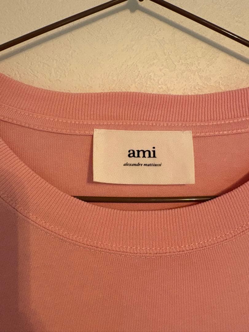 【正規品】AMI PARIS Tシャツ ピンク