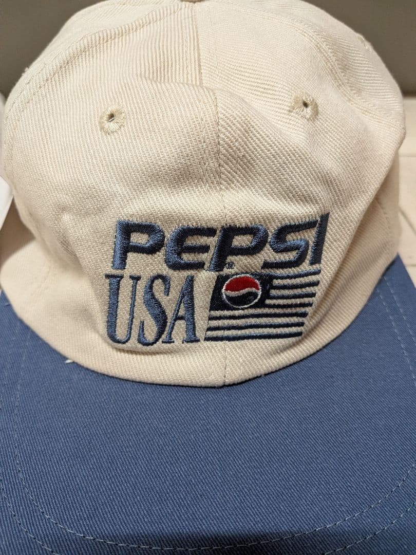 タグ付　デッドストック　PEPSI　ペプシ　ビンテージ　キャップ　プロモ　90s