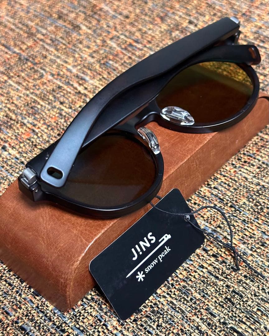 JINS ×  Peak SUNGLASSES +360° ブラウンデミ
