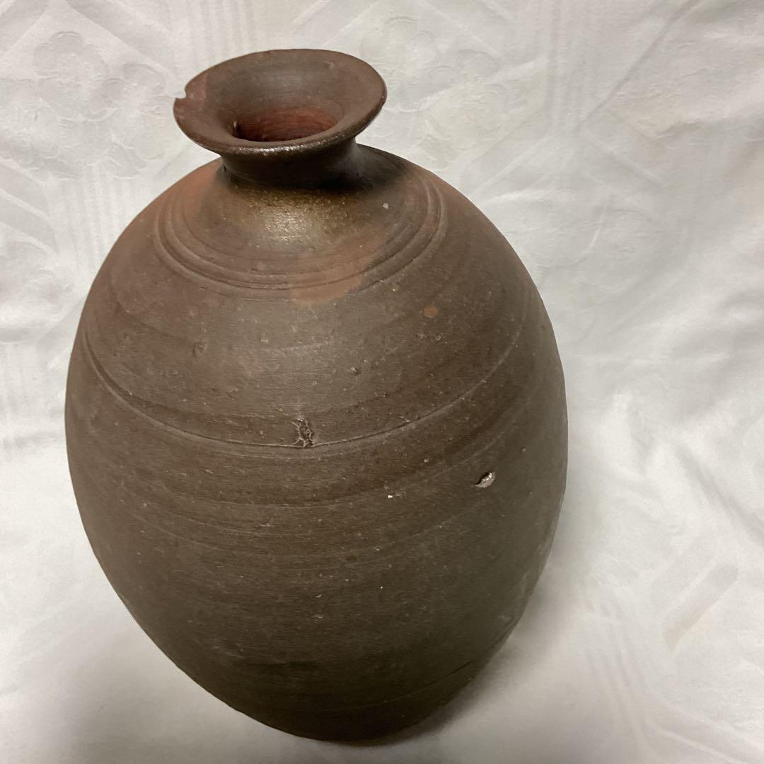 やちむん壺　荒焼