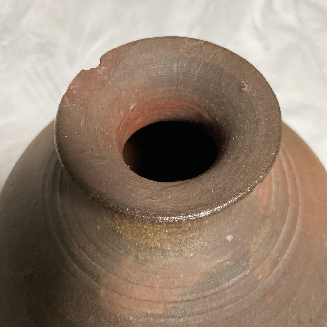 やちむん壺　荒焼