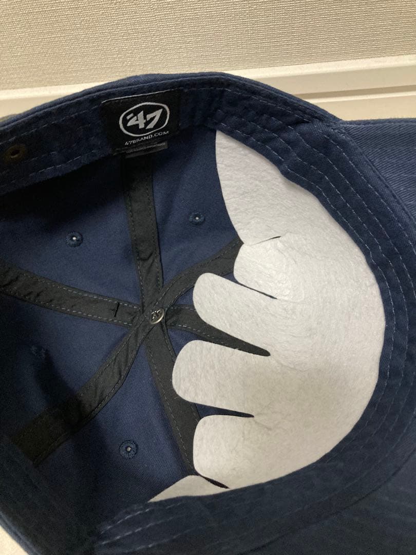 NEAT HOUSE 47 キャップ　ネイビー　ゴールド刺繍　新品未使用