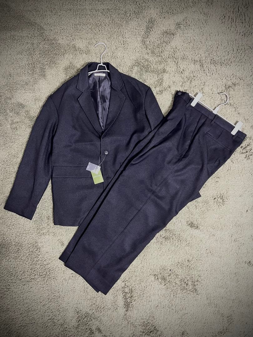 Urban Comfortable リラックスフィットウールライク セットアップ