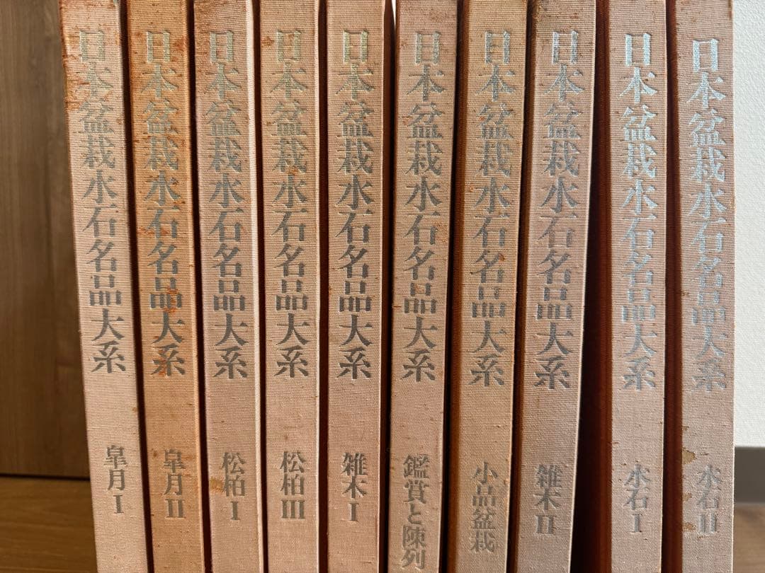 日本盆栽水石名品大系 10冊セット♪