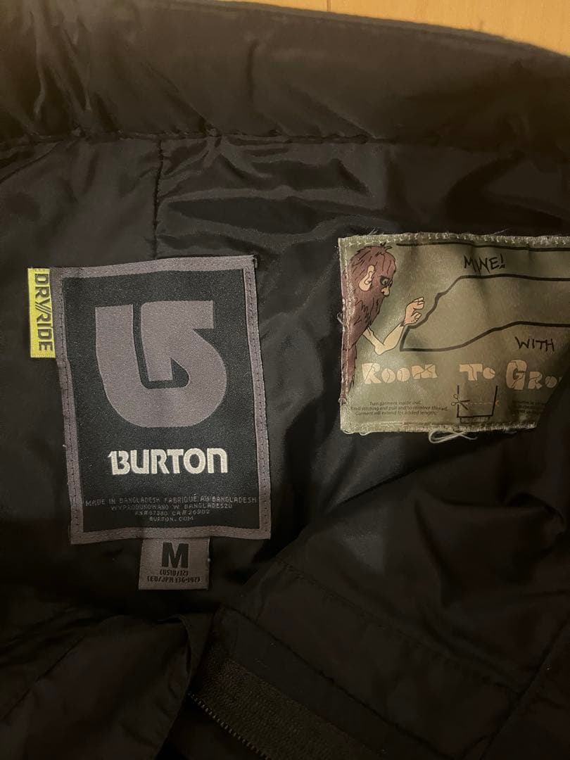BURTON 子供用スノーボードウェア上下セット　Mサイズ