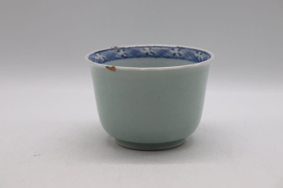 古伊万里　そばチョコ3点　青磁　渦福　送料込み250903