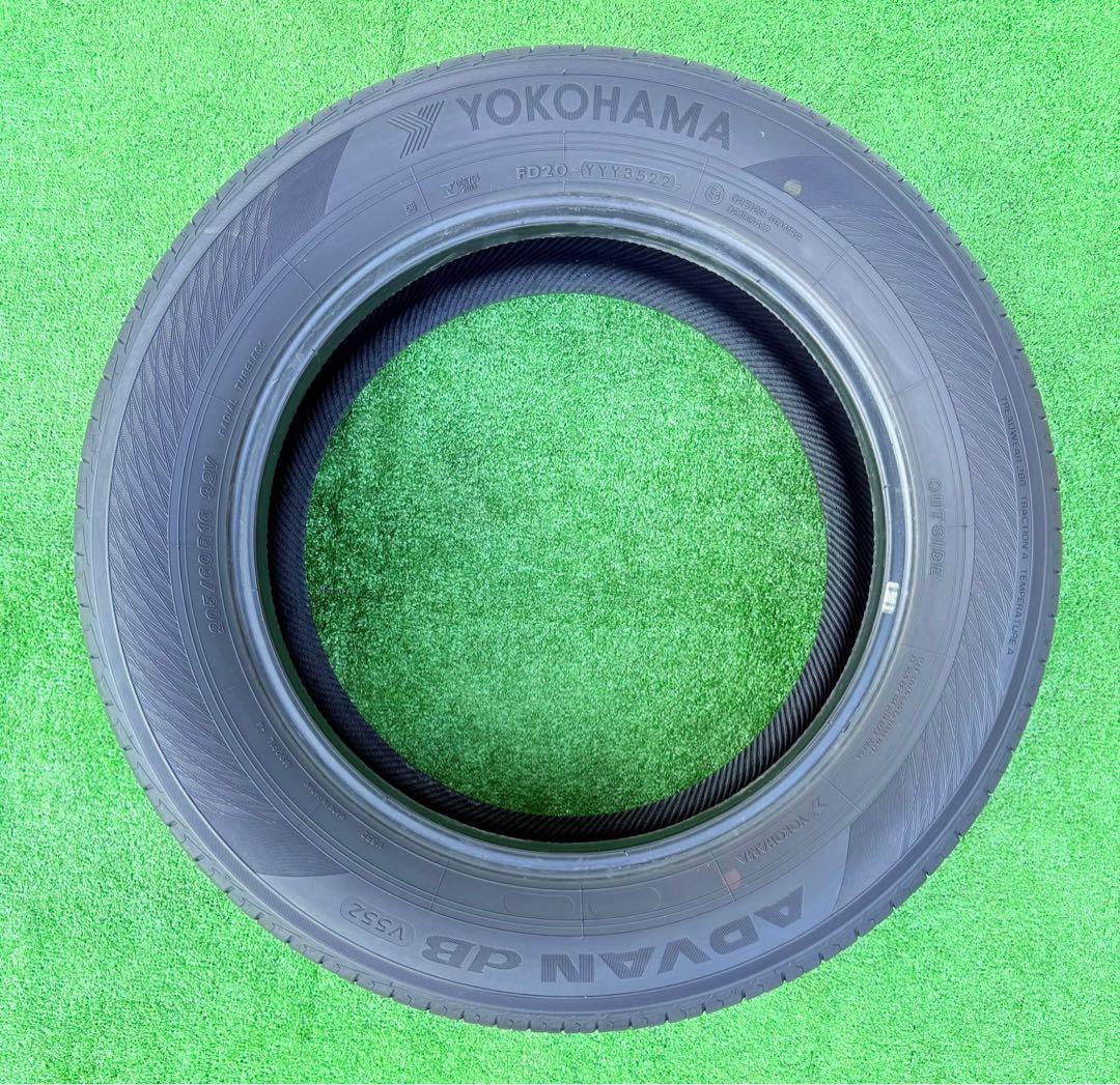 ヨコハマ アドバン db v552.205/60R16.22年製．深山4本セット