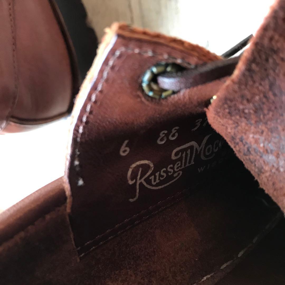 ラッセルモカシン　デッキシューズ