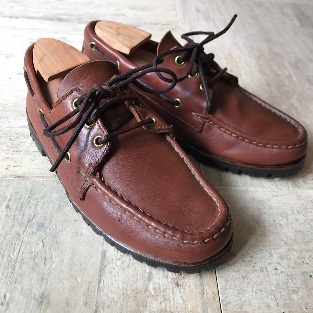 ラッセルモカシン　デッキシューズ
