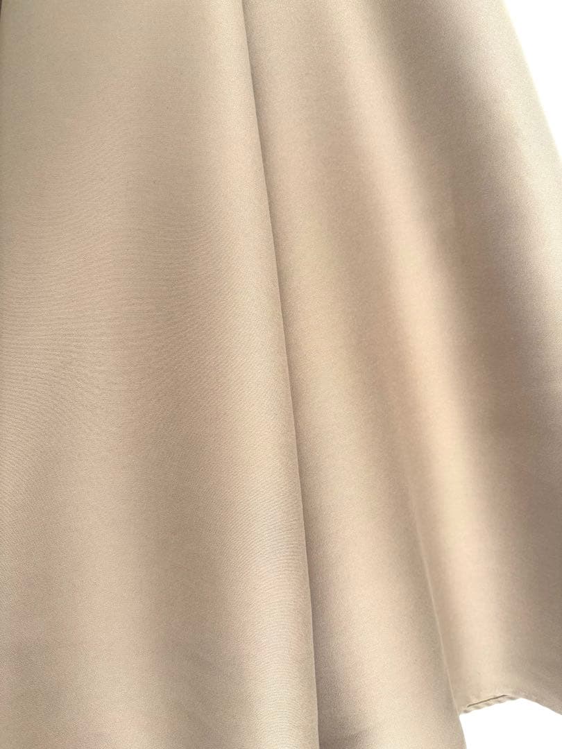 美品 CLANE VOLUME FLARE SKIRT Beige サイズ1