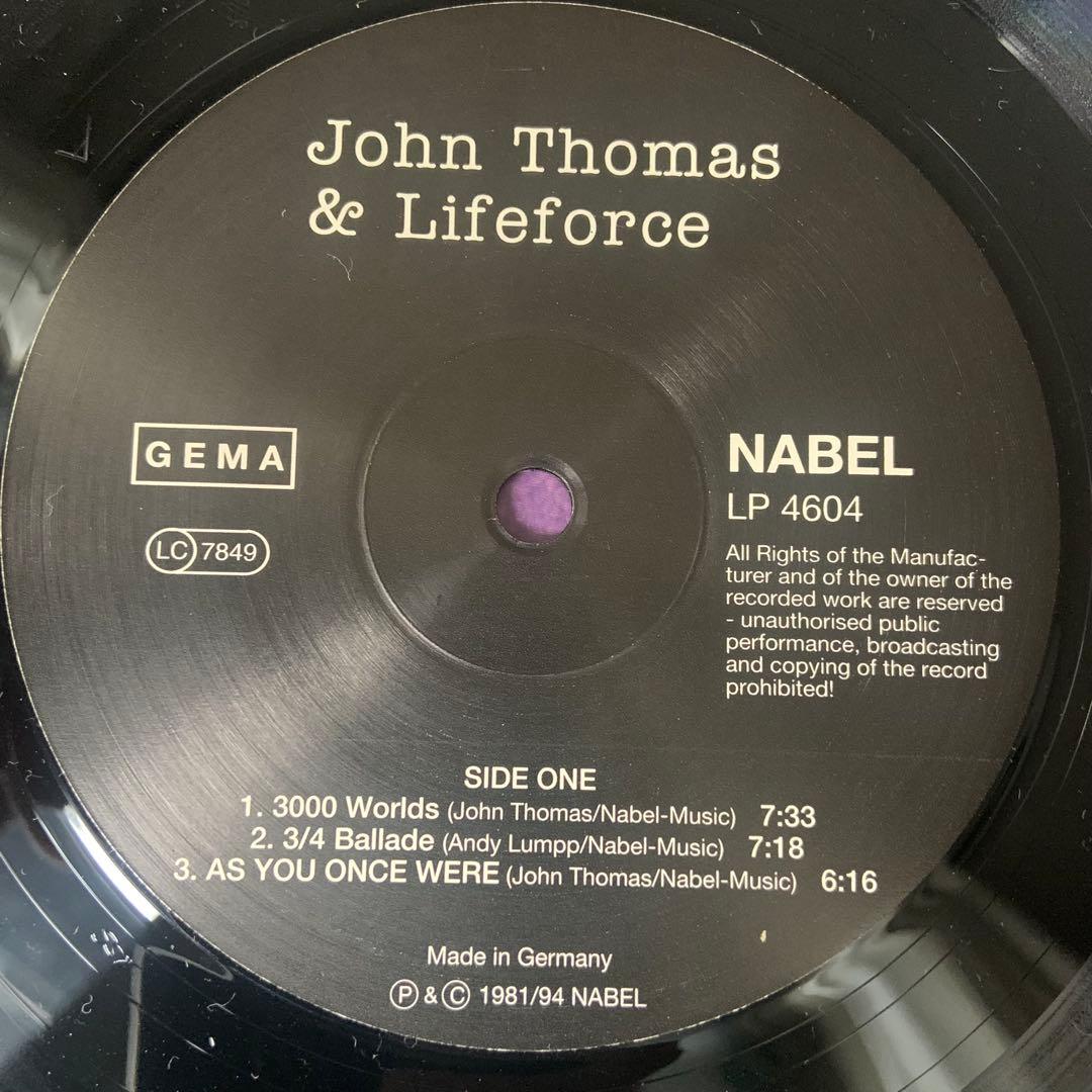 洋楽 John Thomas & Lifeforce/ 3000 Worlds