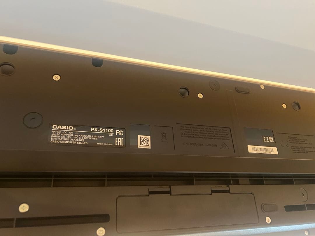 プ*ン様 CASIO Privia PX-S1100 ホワイト 2022年製 電