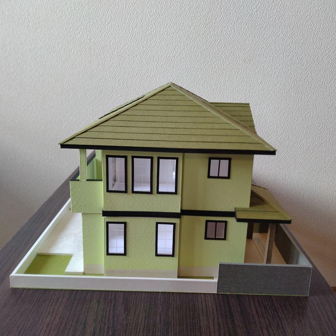 注文模型…50分の1，2階建て内外模型No.100『かなかな様のお家』