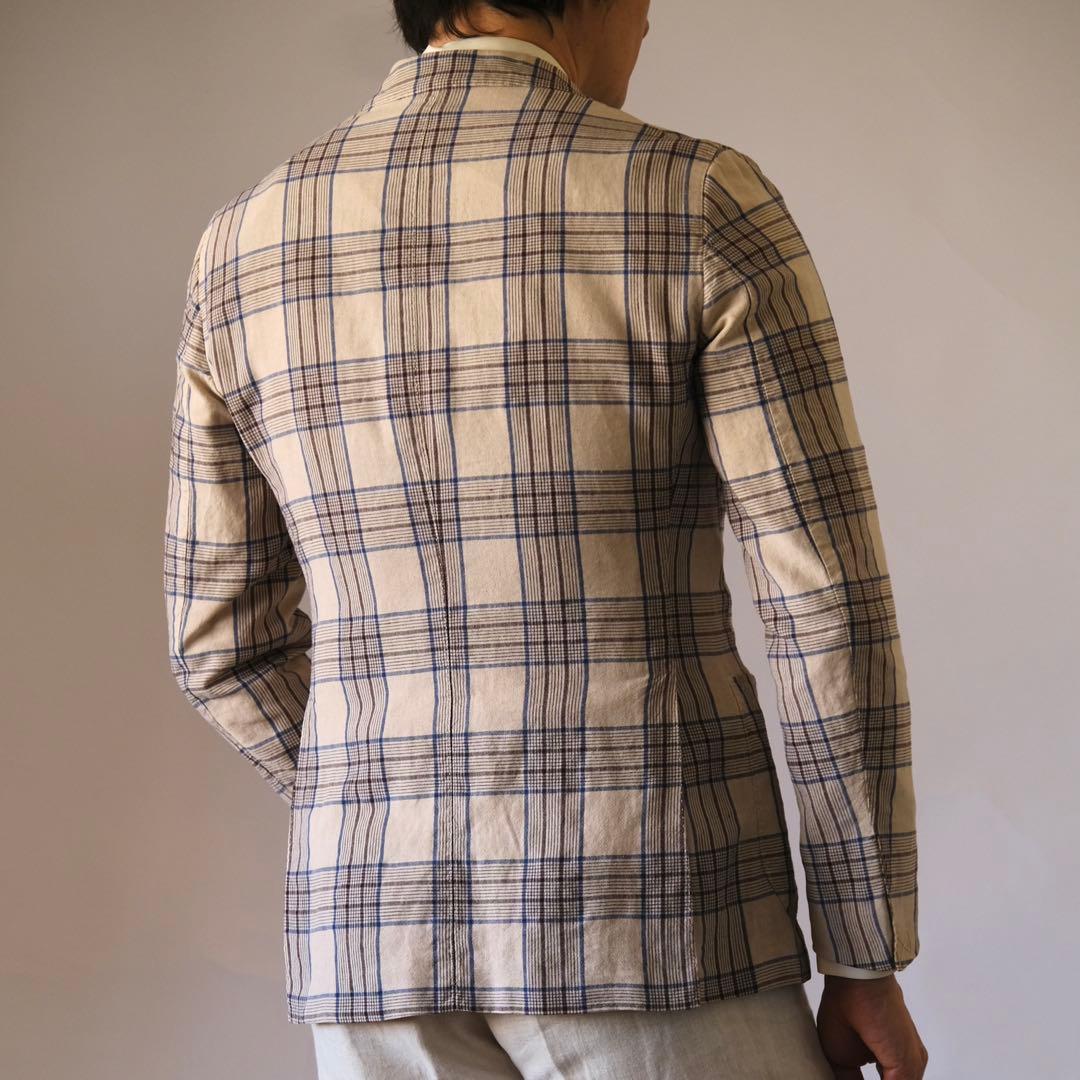 新品未使用品BOGLIOLI ボリオリ ガーメントダイリネンK.JACKET46