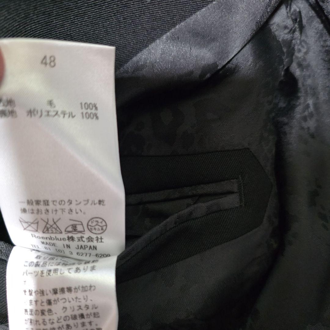 ロエン　Roen スワロフスキースカル　テーラードジャケット　48 L
