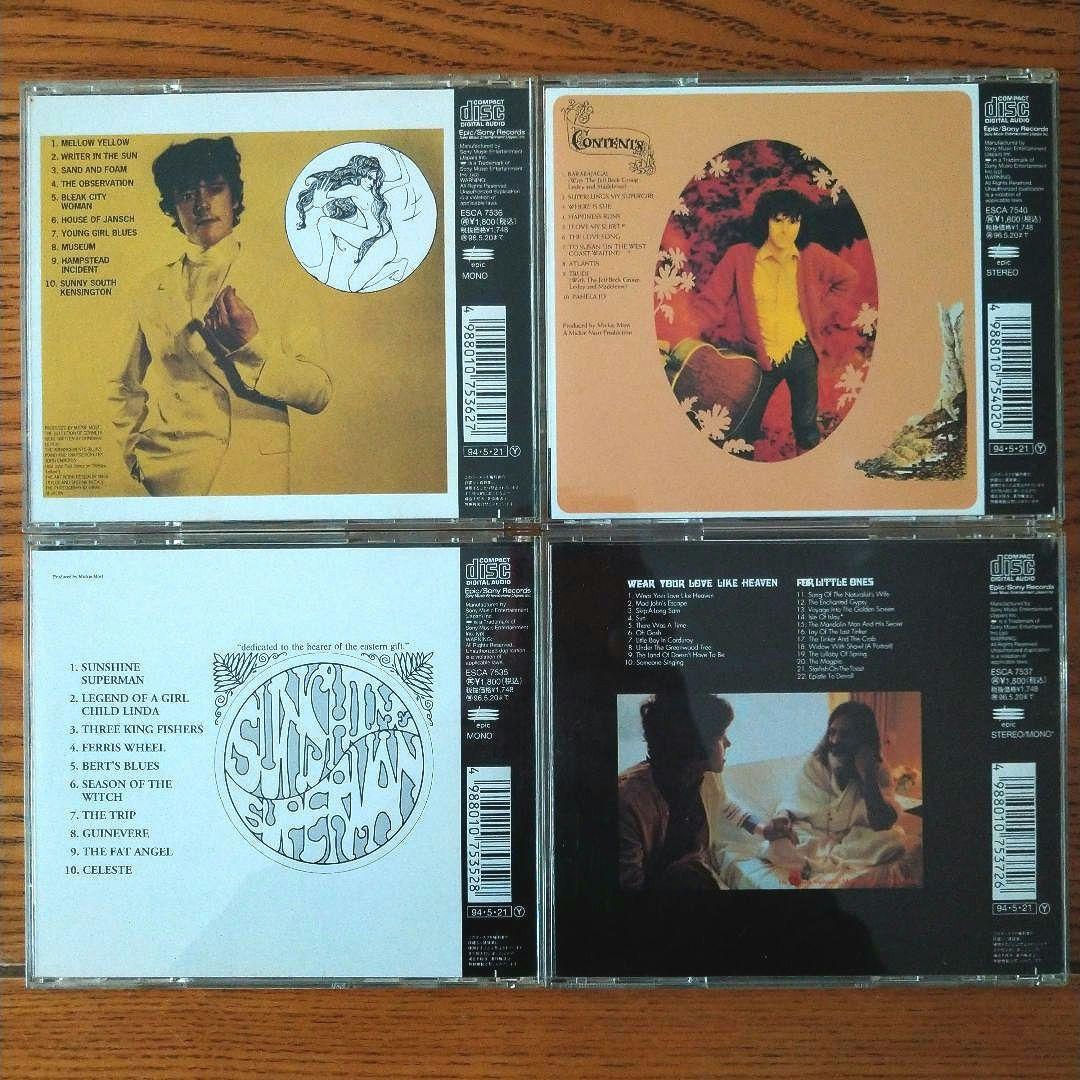 DONOVAN　ドノヴァン　帯付き　国内盤　CD　SMJ刻印　4枚セット