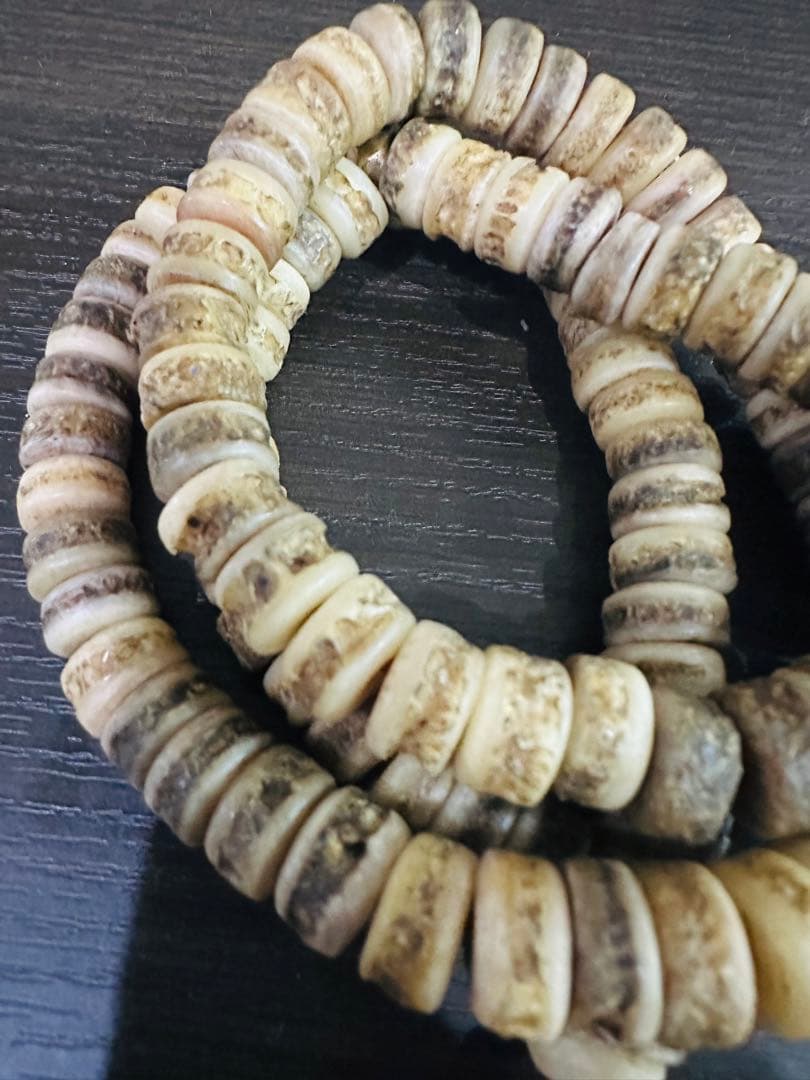 チベット数珠　牛ヤク　カパラ　Kapala