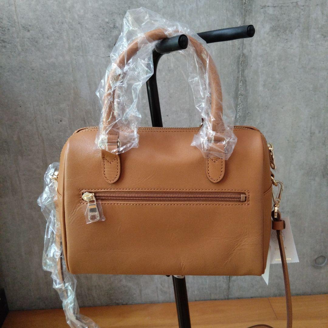 八駆郎　russet　2wayミニボストン　キャメル　新品未使用タグ付