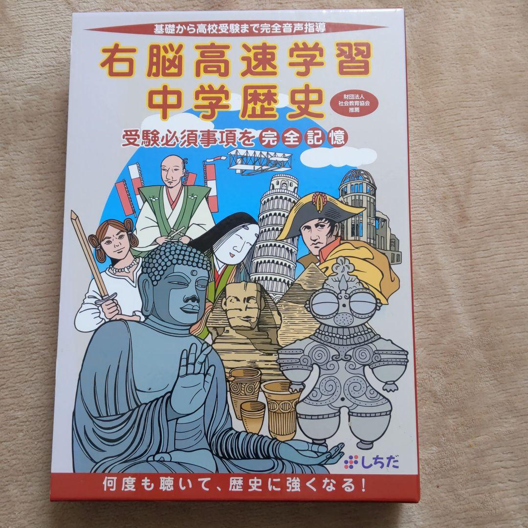 しちだ　格安　教育研究所　右脳高速学習　中学歴史