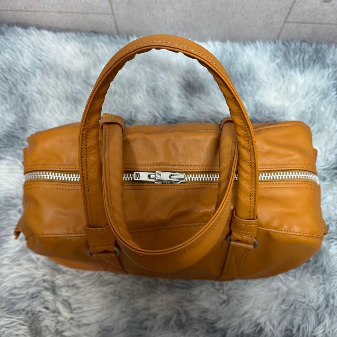 新品同様 PORTER ポーター フリースタイル キャメル ミニボストンバッグ