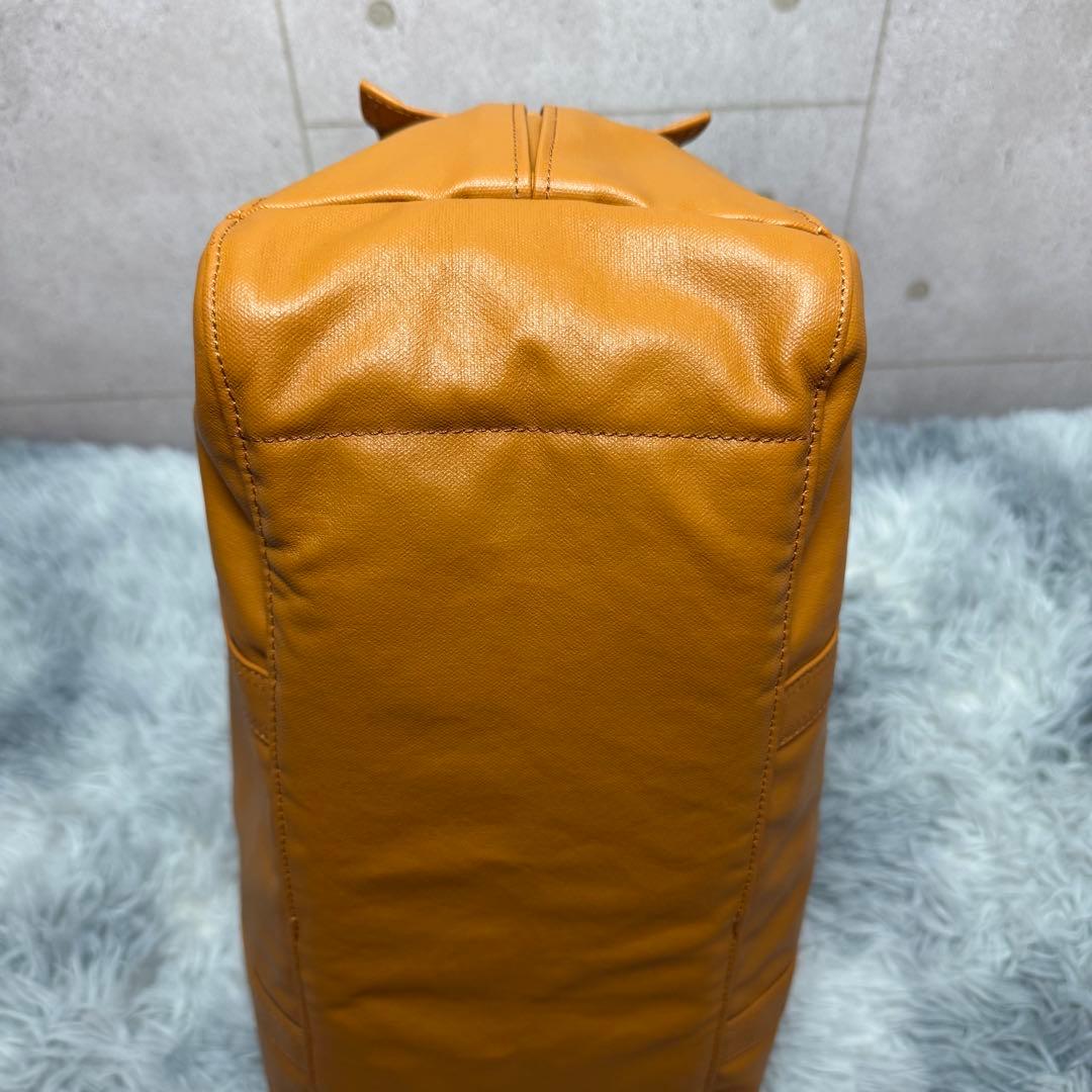 新品同様 PORTER ポーター フリースタイル キャメル ミニボストンバッグ